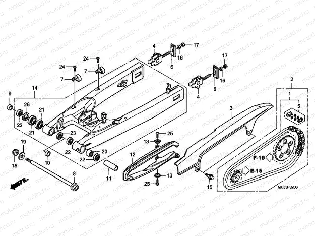 F-32 SWING ARM