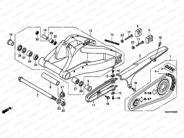 F-32 SWING ARM