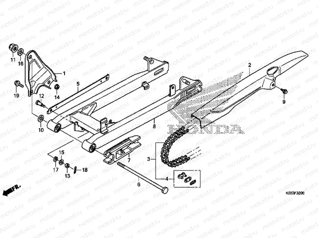 F-32 SWING ARM