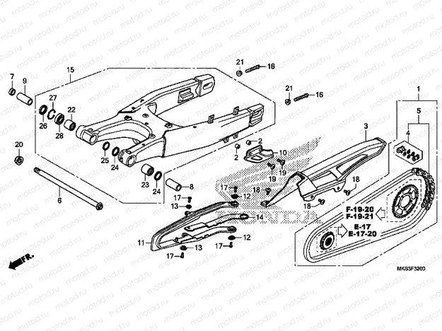 F-32 SWINGARM