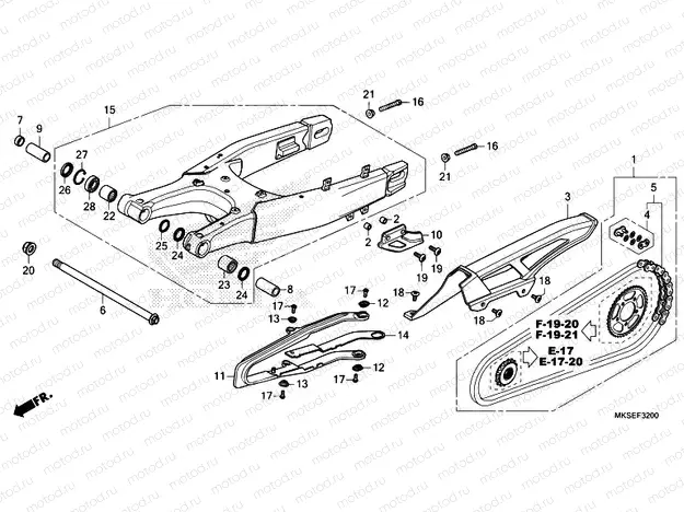 F-32 SWINGARM