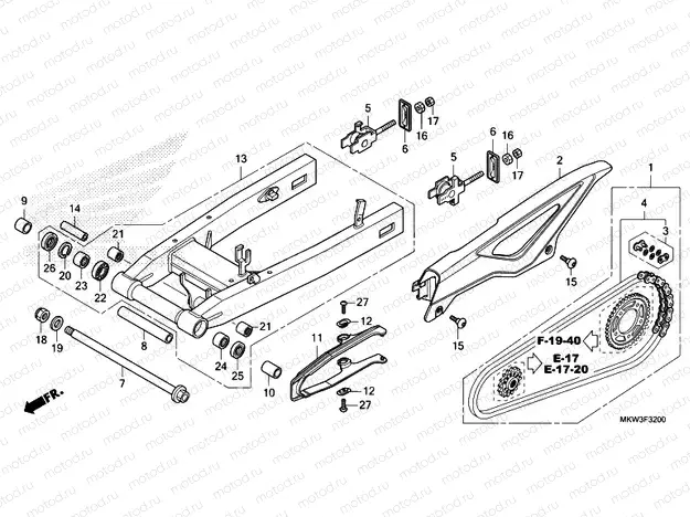 F-32 SWINGARM