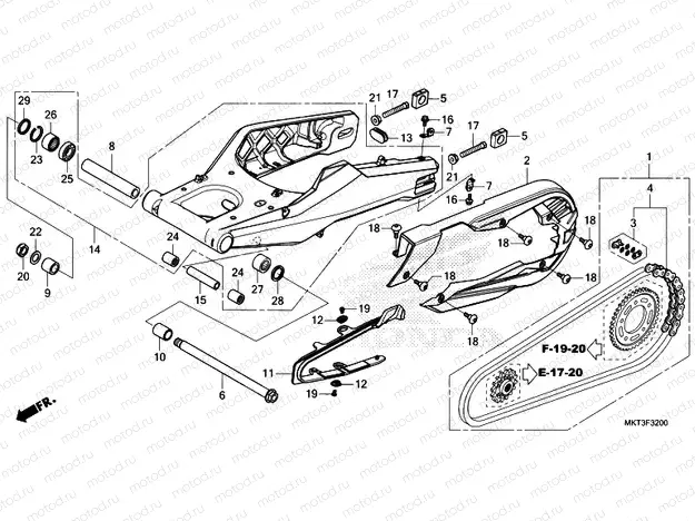 F-32 SWINGARM