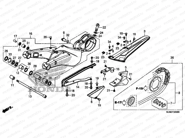 F-32 SWINGARM