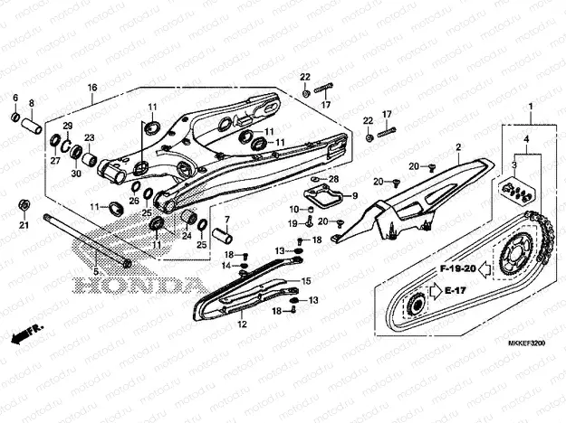 F-32 SWINGARM
