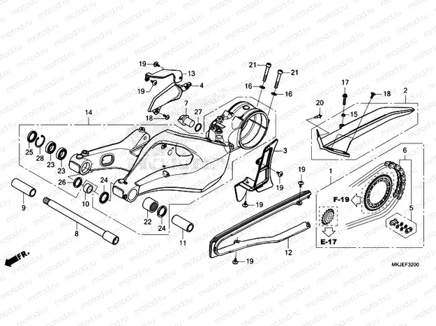 F-32 SWINGARM