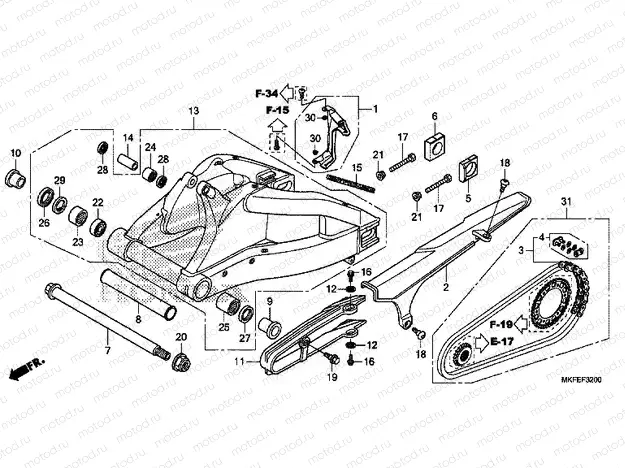 F-32 SWINGARM