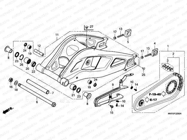 F-32 SWINGARM