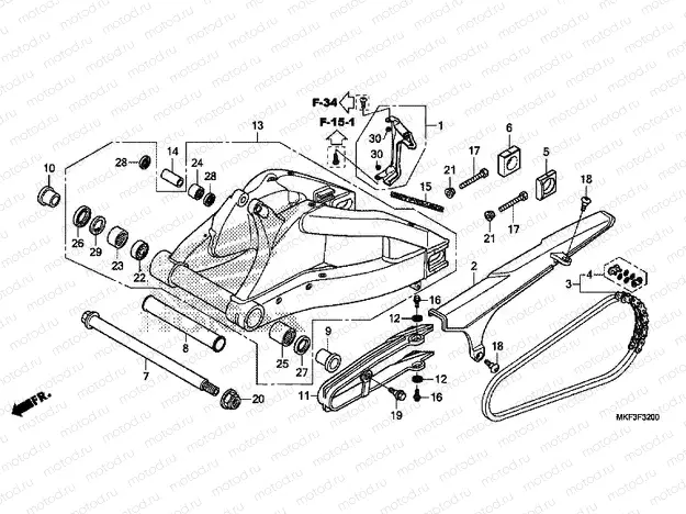 F-32 SWINGARM