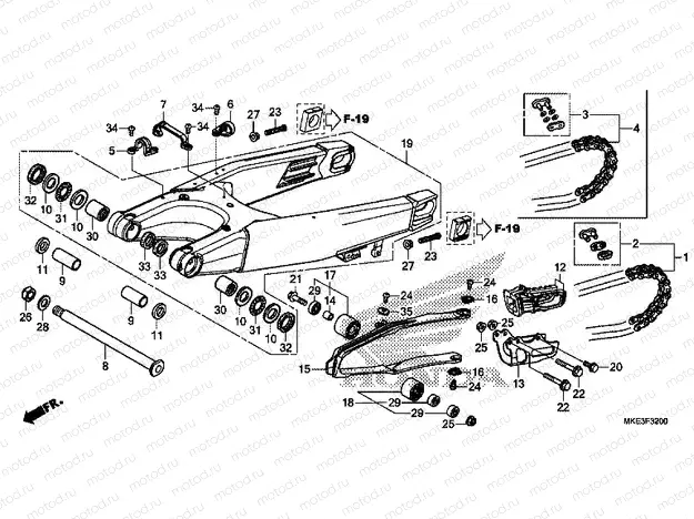 F-32 SWINGARM