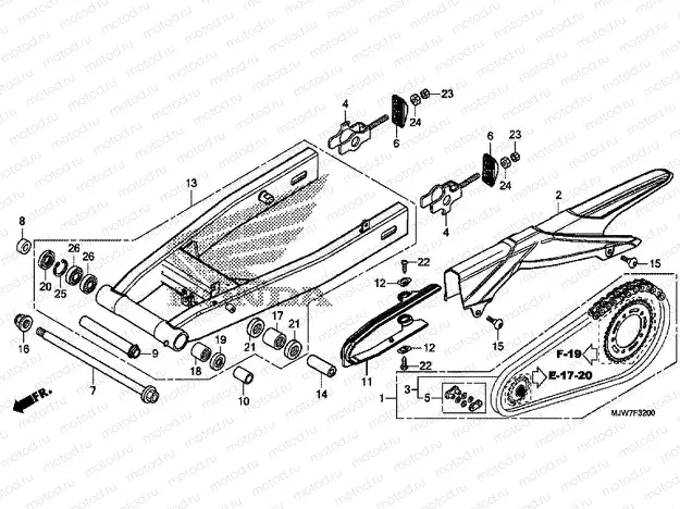 F-32 SWINGARM