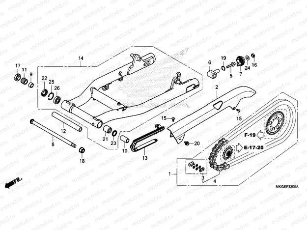 F-32 SWINGARM