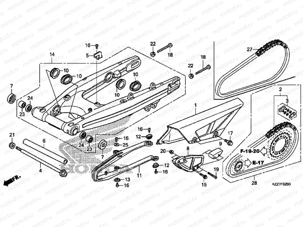 F-32 SWINGARM