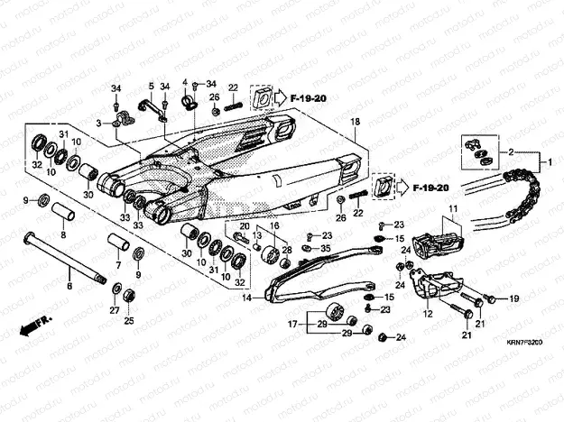 F-32 SWINGARM