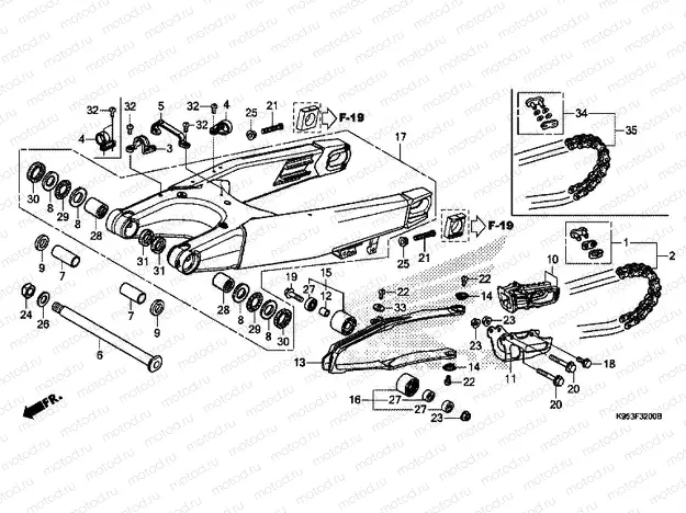 F-32 SWINGARM