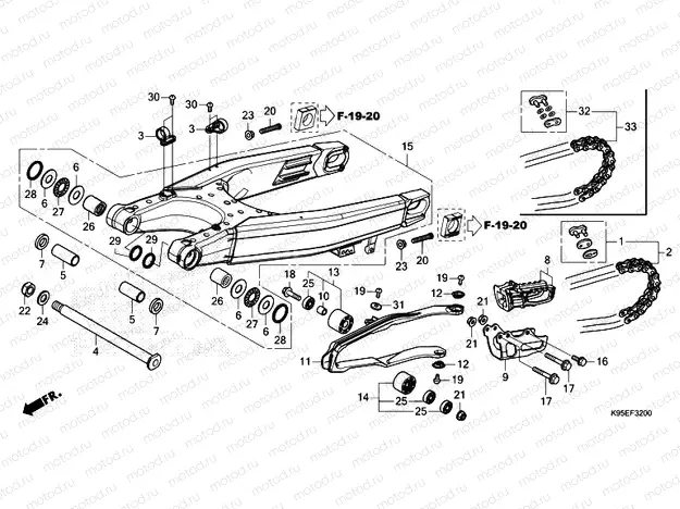 F-32 SWINGARM