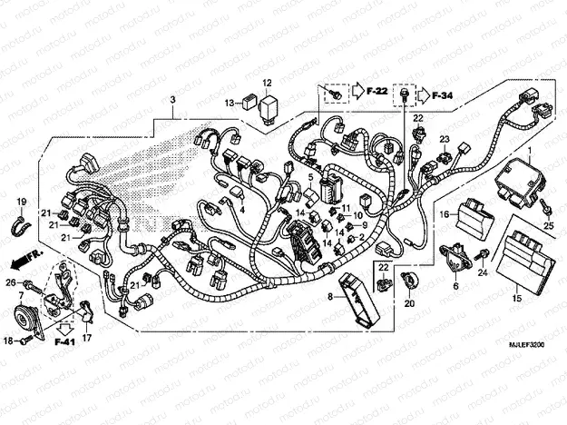 F-32 WIRING HARNESS