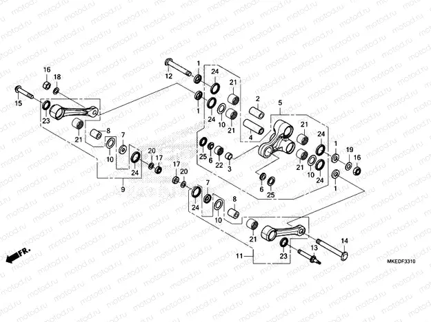 F-33-10 CUSHION ARM
