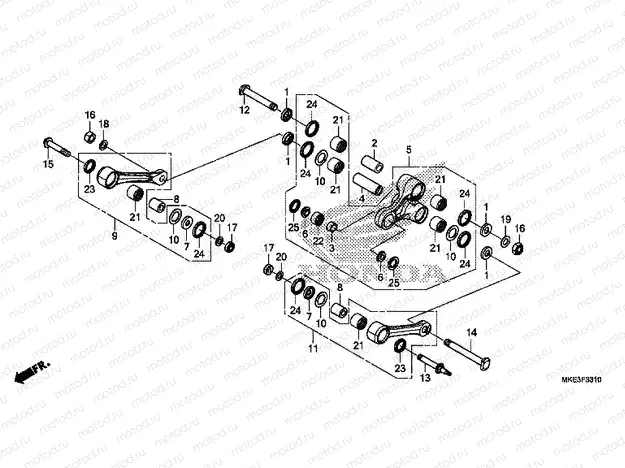F-33-10 CUSHION ARM