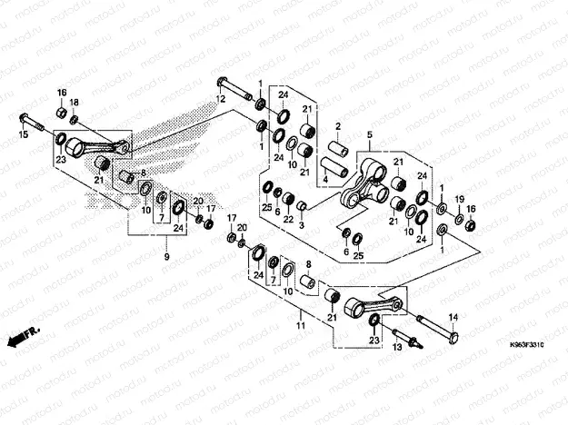 F-33-10 CUSHION ARM
