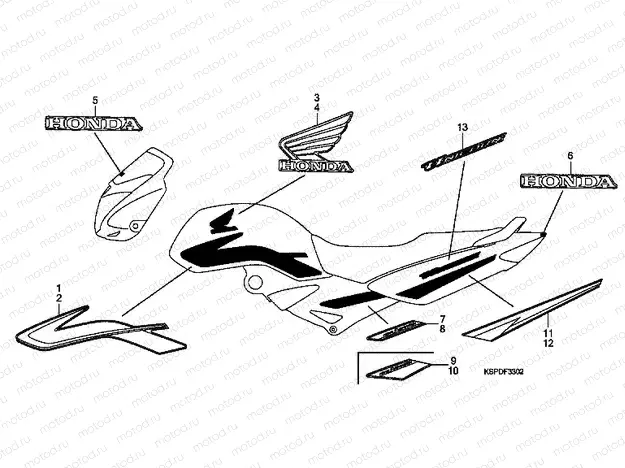 F-33-2 SIGN / STRIP (CBF1507 / M7)