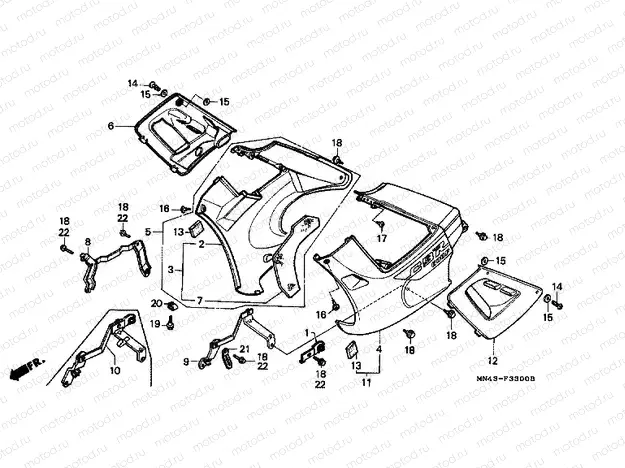F-33 ​​LOWER ENGINE HOUSING