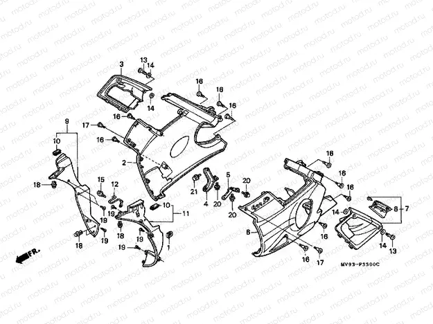 F-33 ​​LOWER ENGINE HOUSING