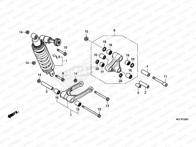 F-33 REAR CUSHION