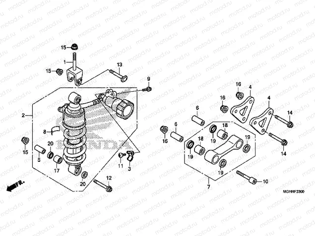 F-33 ​​REAR CUSHION