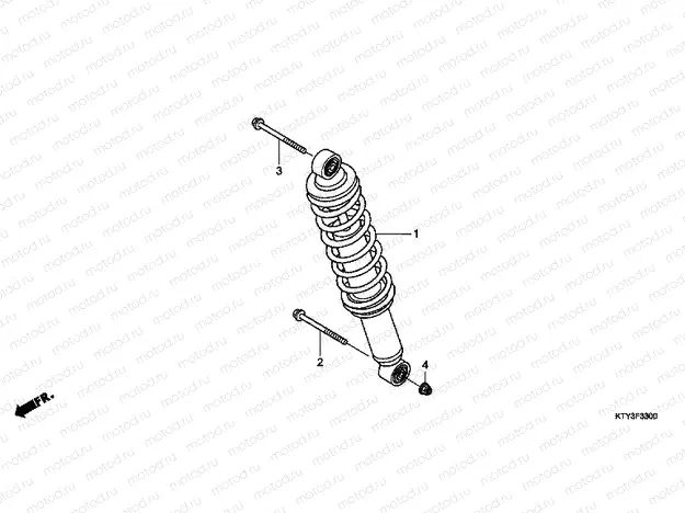 F-33 ​​REAR SHOCK ABSORBER