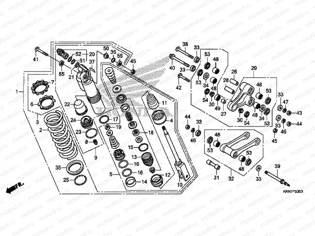F-33 ​​REAR SHOCK ABSORBER
