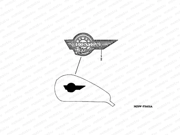 F-34-2 SIGNAL (VF750CX) (AR, E, ED, F, G, SP, SW, 2G, 3G)