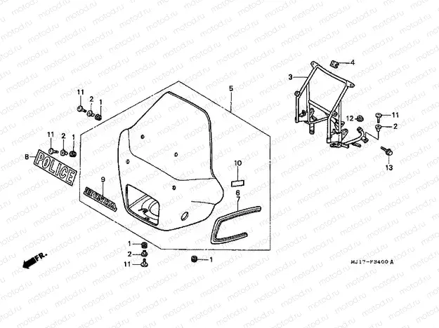 F-34 ENGINE HOUSING