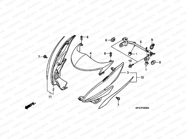 F-34 ENGINE HOUSING