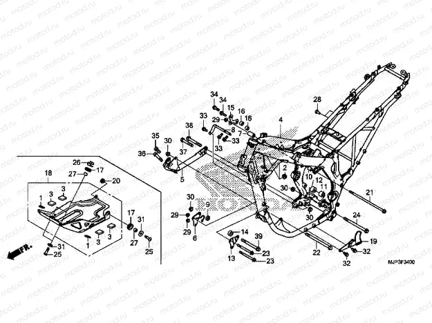 F-34 FRAME BODY