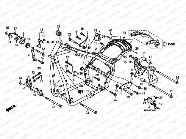 F-34 FRAME HOUSING