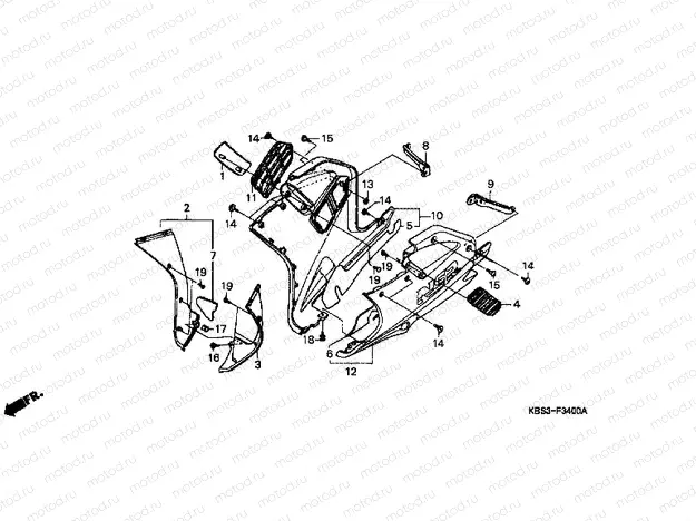 F-34 LOWER ENGINE