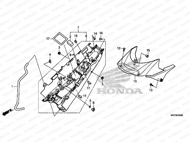 F-34 REAR FENDER