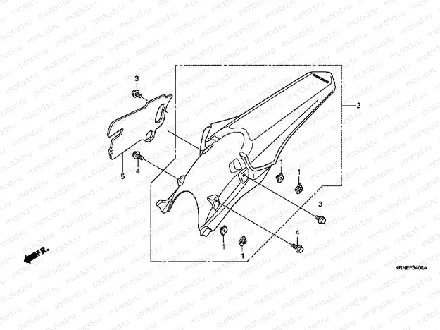 F-34 REAR FENDER