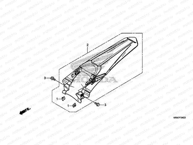 F-34 REAR FENDER