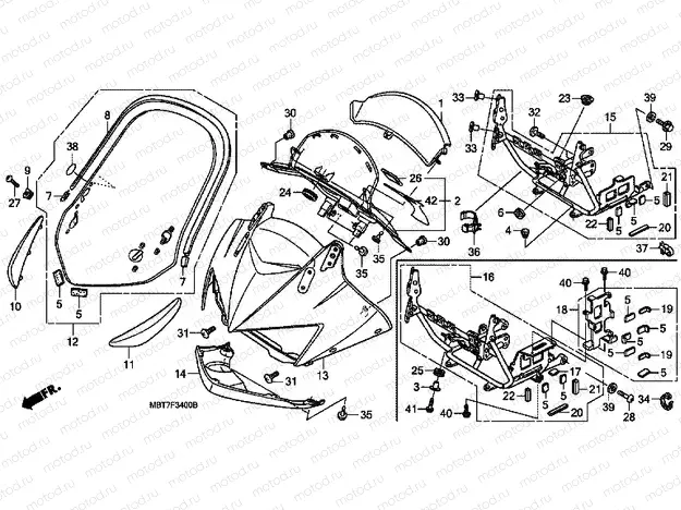 F-34 UPPER ENGINE HOUSING