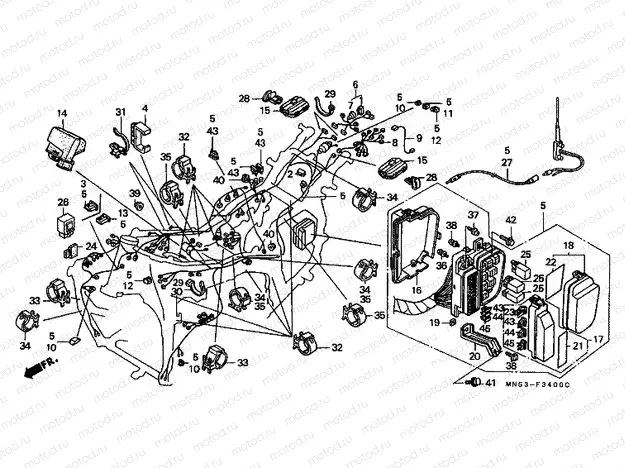 F-34 WIRING HARNESS