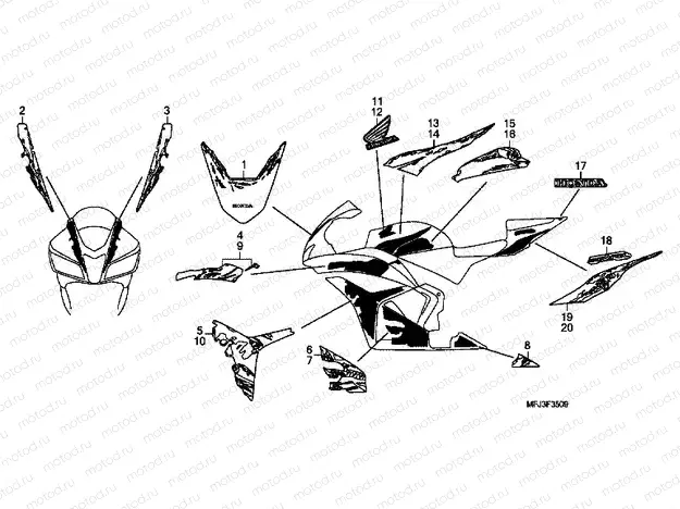 F-35-9 SIGN / STRIP (10)