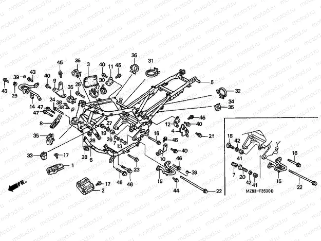 F-35 FRAME HOUSING