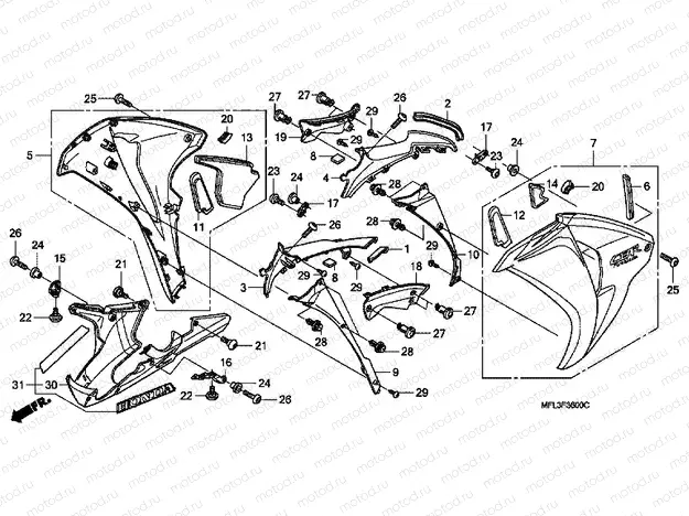 F-36 CENTRAL ENGINE HOUSING
