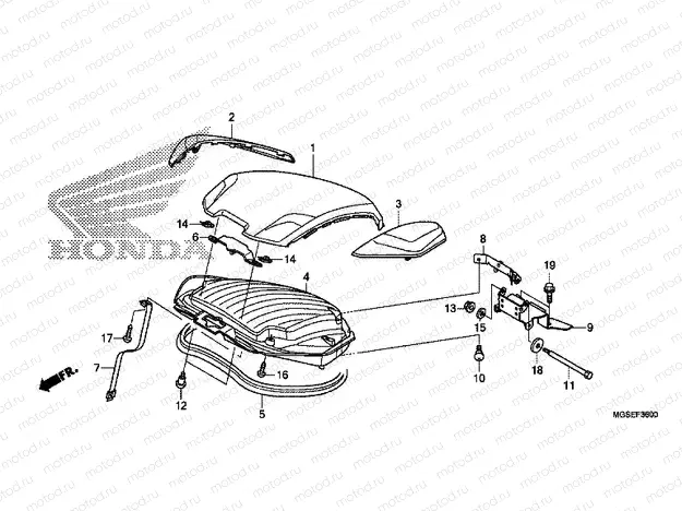 F-36 LUGGAGE LID