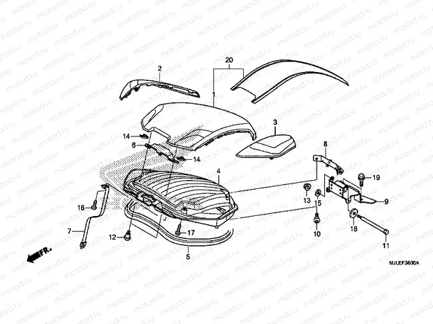 F-36 LUGGAGE LID