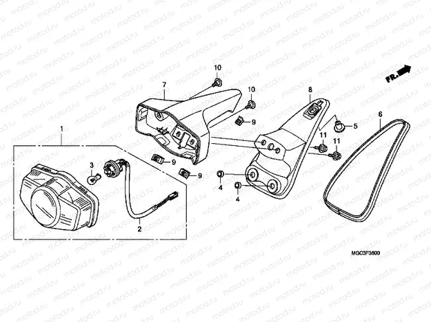 F-36 REAR LAMP