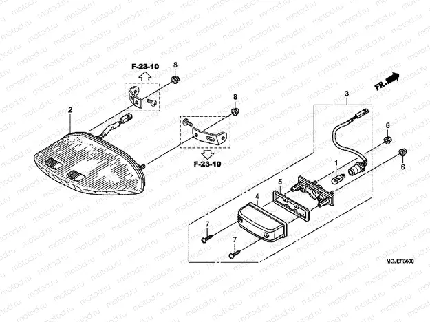 F-36 REAR LAMP
