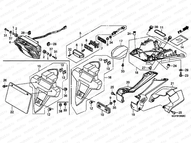 F-36 REAR LAMP